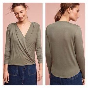 Anthropology wrap top